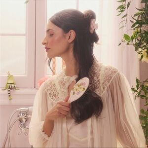 MacKenzie-Childs Pink Floral Hair Claw